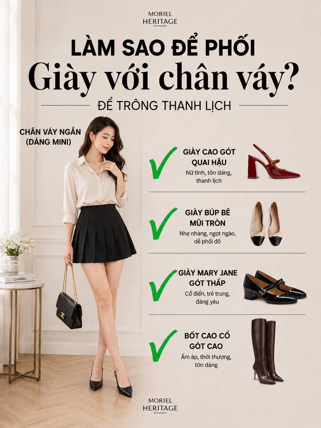 Muốn mặc v&aacute;y đẹp v&agrave; sang hơn, h&atilde;y bắt đầu từ việc chọn đ&uacute;ng gi&agrave;y- Ảnh 4.