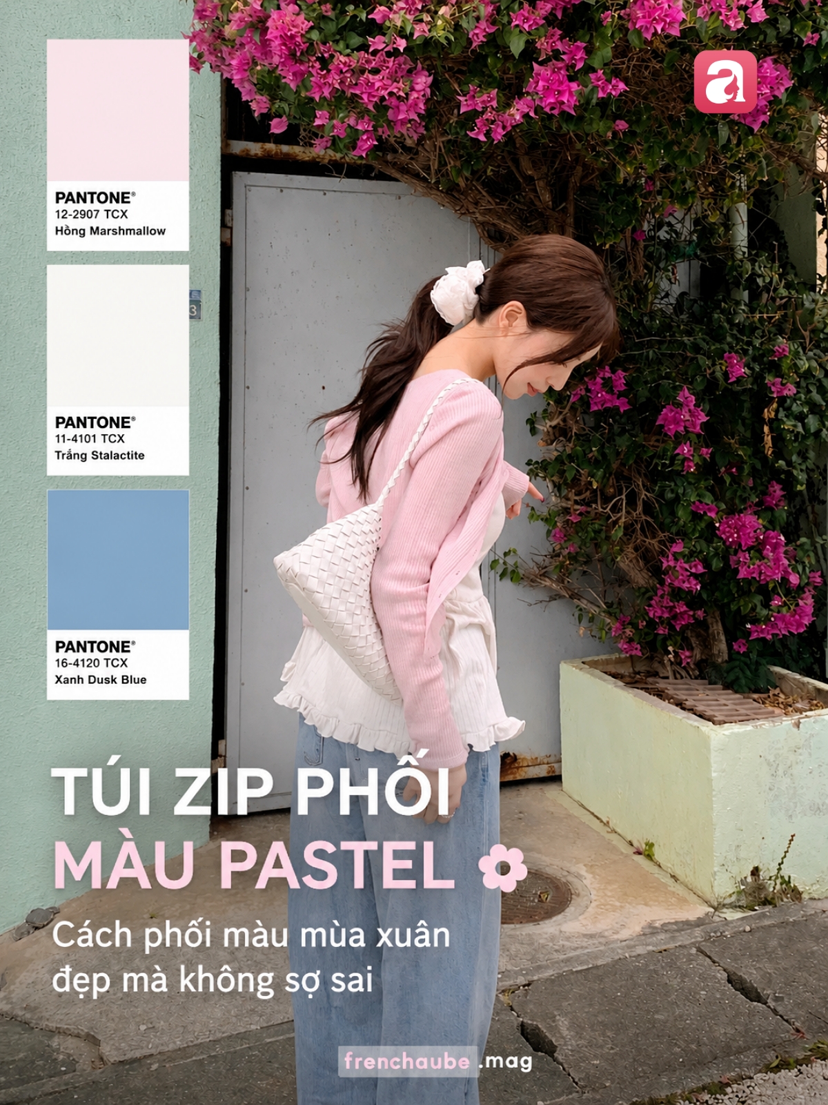 Phụ nữ H&agrave;n mặc đẹp kh&ocirc;ng hẳn nhờ đồ đắt tiền, b&iacute; quyết nằm ở c&aacute;ch phối m&agrave;u - Ảnh 1.