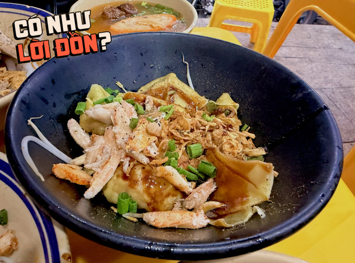 Thử b&aacute;nh canh cua trộn kh&ocirc; tại Ph&uacute; Nhuận với sốt cua đặc biệt hấp dẫn - Ảnh 12.