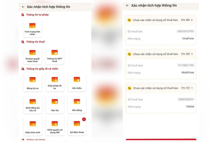 C&aacute;c Bước tự x&aacute;c thực sim ch&iacute;nh chủ tr&ecirc;n ứng dụng VNeID năm 2026 - Ảnh 2.