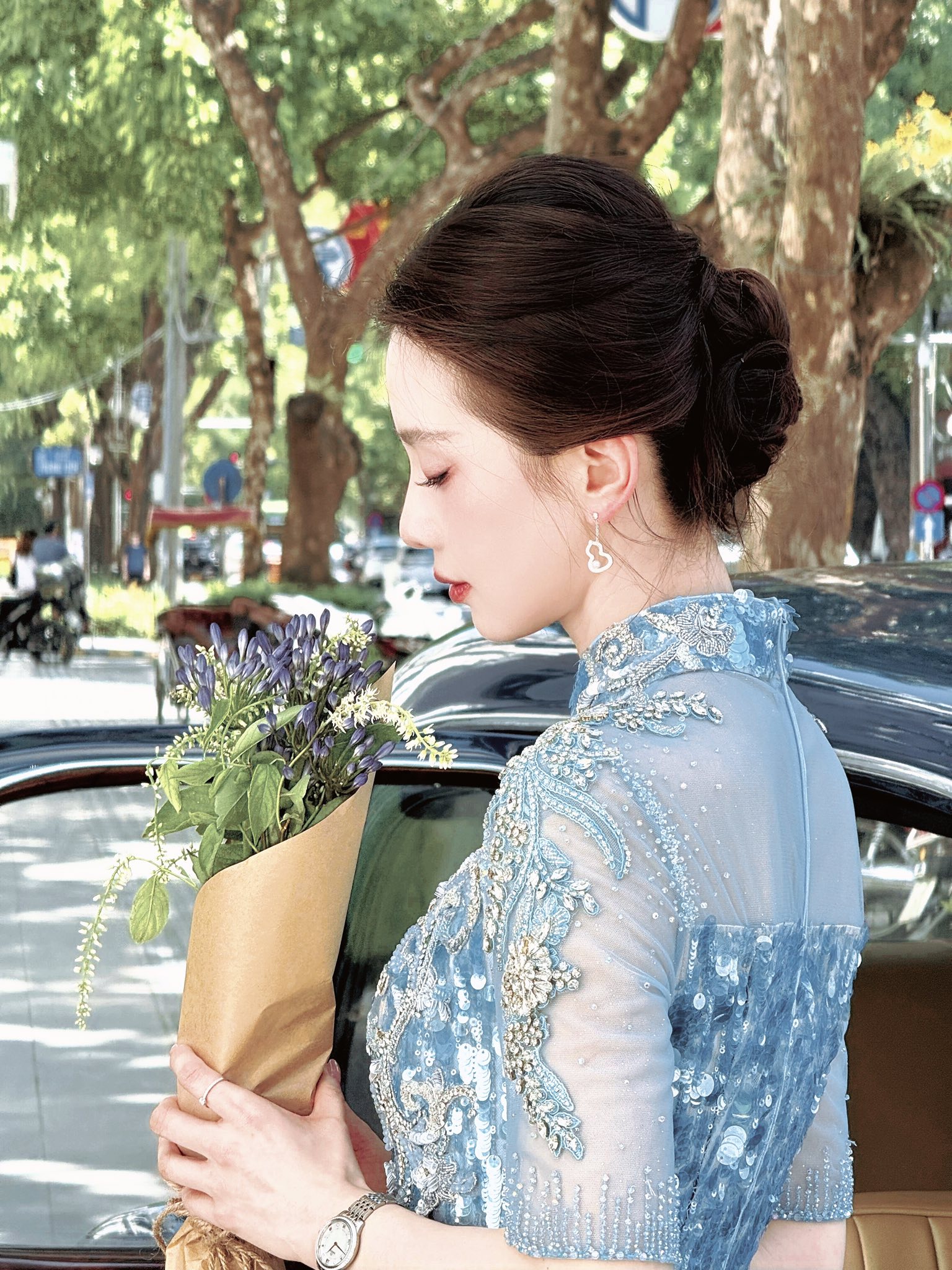 Lưu Thi Thi ghi điểm Tại H&agrave; Nội với Nhan sắc tuyệt mỹ v&agrave; phong c&aacute;ch n&agrave;ng thơ 2026 - Ảnh 7.