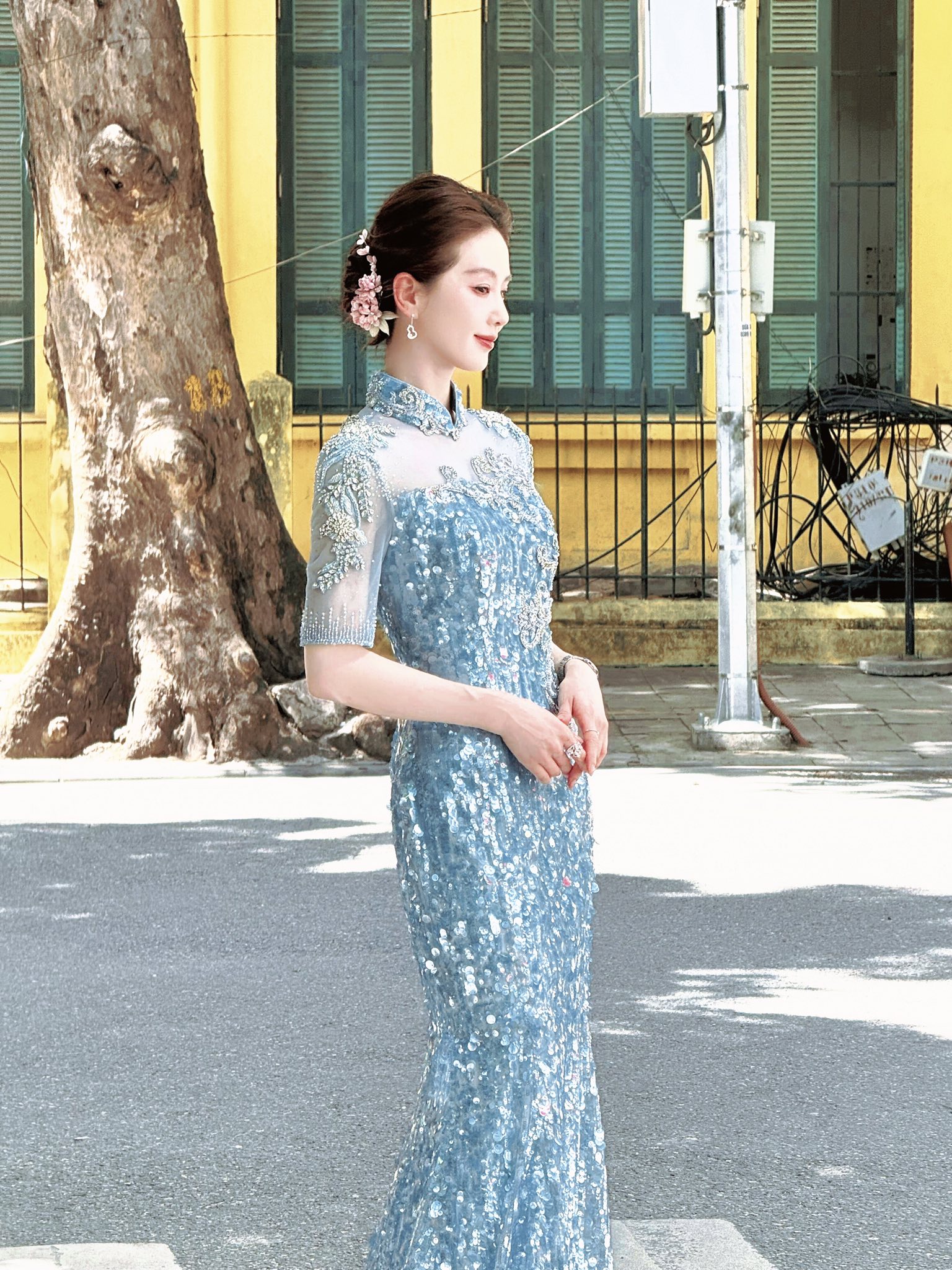 Lưu Thi Thi ghi điểm Tại H&agrave; Nội với Nhan sắc tuyệt mỹ v&agrave; phong c&aacute;ch n&agrave;ng thơ 2026 - Ảnh 6.