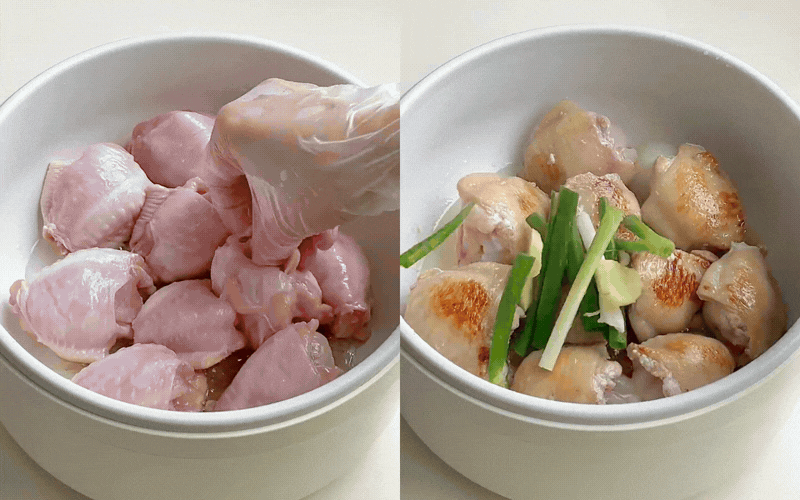 C&aacute;nh g&agrave; nhồi vải thiều: M&oacute;n ngon b&ugrave;ng nổ vị gi&aacute;c, cắn một miếng ngập tr&agrave;n nước sốt ngọt thơm - Ảnh 4.