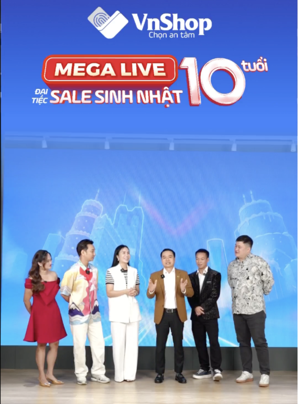 Mega Live mừng sinh nhật VnShop: H&uacute;t gần 4 triệu lượt xem, nhiều KOLs g&oacute;p mặt - Ảnh 2.