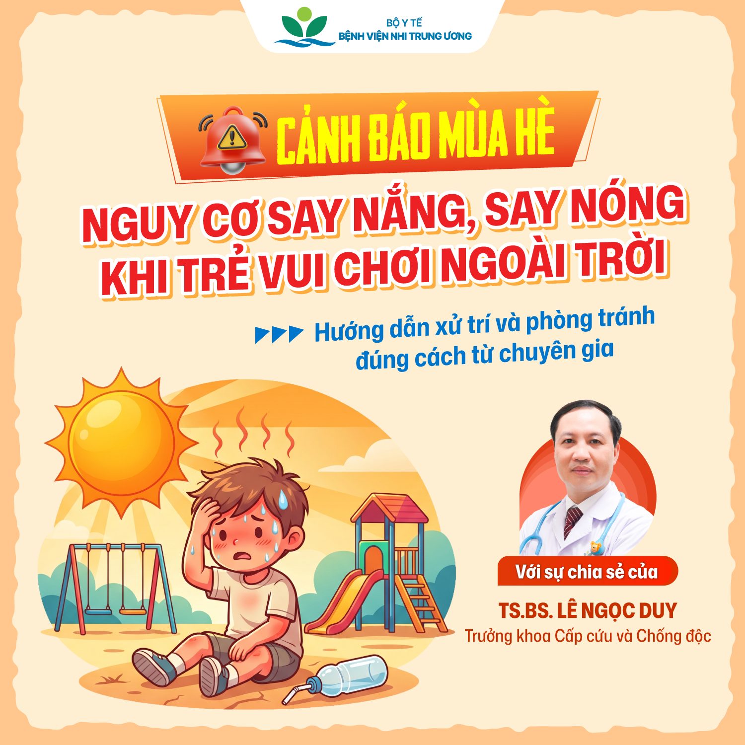 Nguy cơ say nắng, say n&oacute;ng khi trẻ vui chơi ngo&agrave;i trời- Ảnh 1.