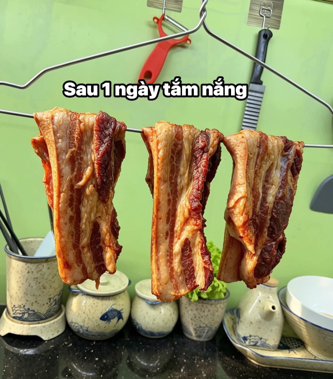 Mở trend thịt phơi nắng tại H&agrave; Nội Giữa đợt nắng n&oacute;ng 40 độ C - Ảnh 5.