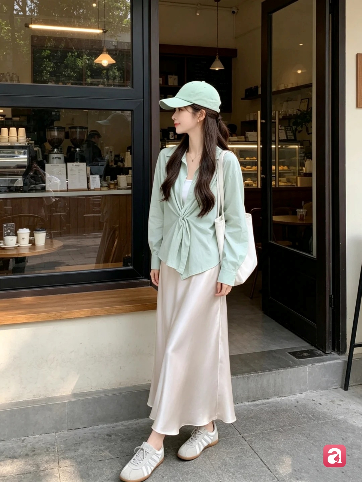 M&ugrave;a h&egrave; năm nay, hội mặc đẹp đều đang m&ecirc; kiểu ch&acirc;n v&aacute;y trắng mềm rũ n&agrave;y - Ảnh 14.