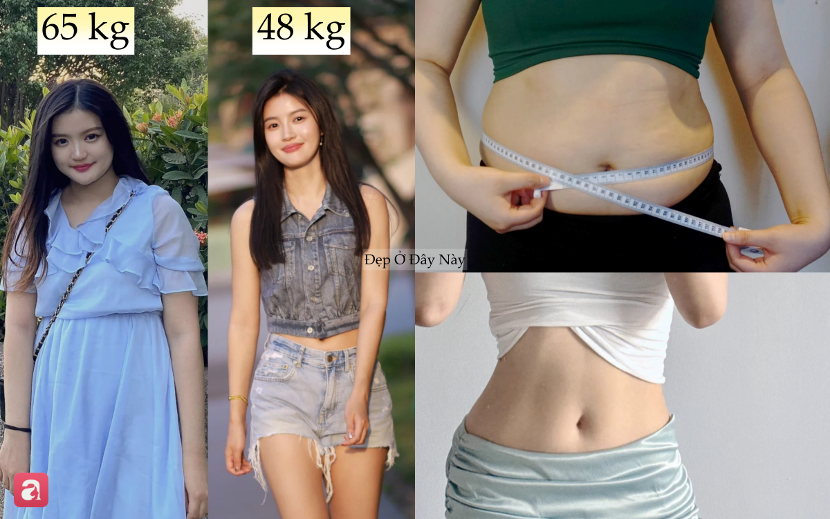 C&ocirc; g&aacute;i giảm 17kg trong 3 th&aacute;ng nhờ loạt chi&ecirc;u 