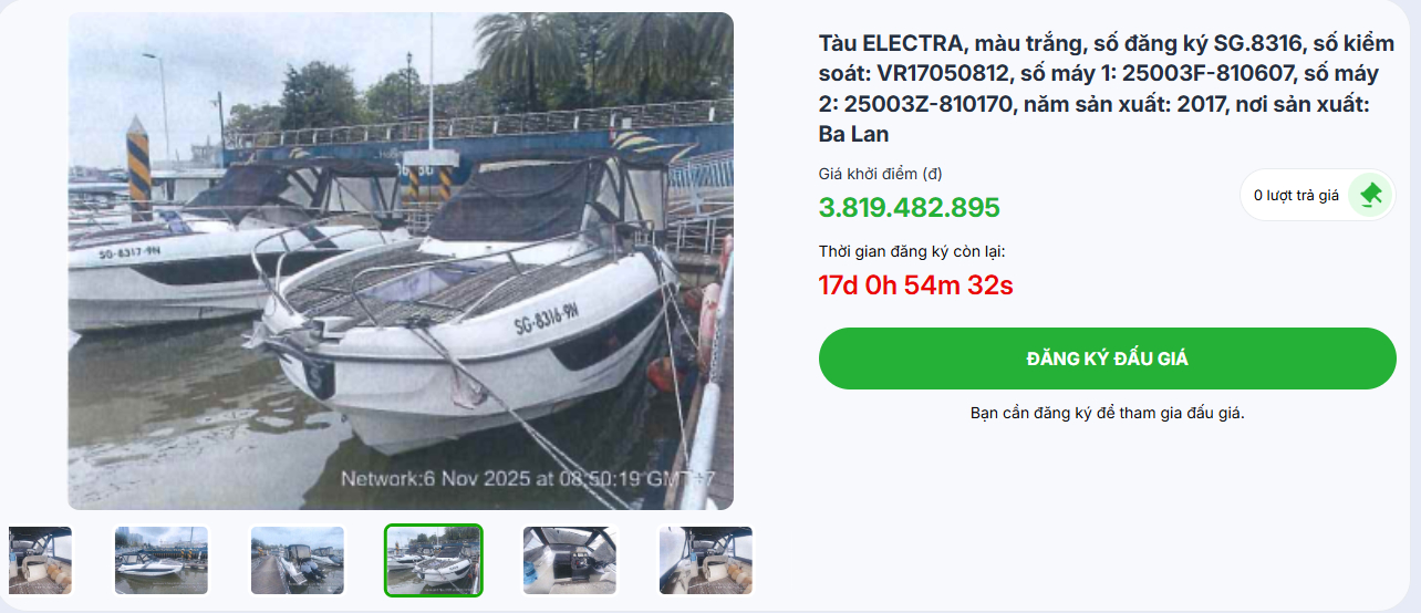 Cận cảnh 3 du thuyền hạng sang của b&agrave; Trương Mỹ Lan chuẩn bị đấu gi&aacute; trực tuyến năm 2026 - Ảnh 2.