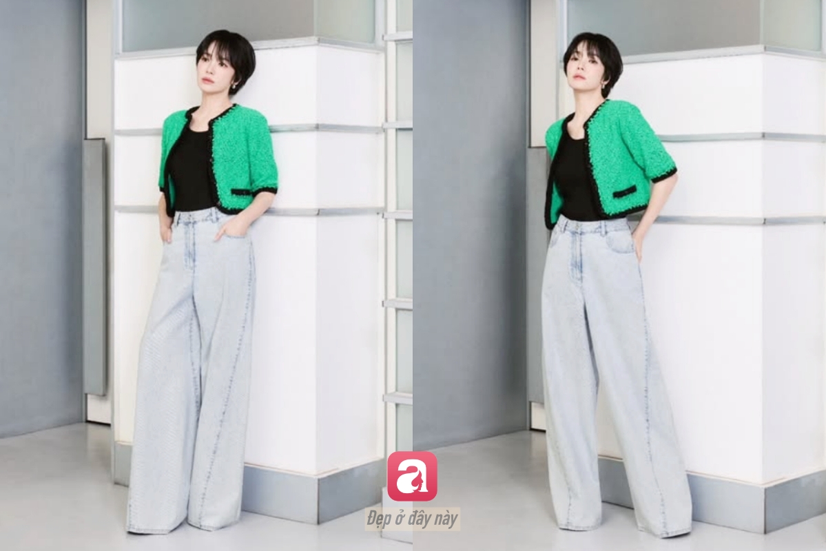 Song Hye Kyo vừa cắt kiểu t&oacute;c n&agrave;y v&agrave; lập tức trở th&agrave;nh h&igrave;nh mẫu của phụ nữ ngo&agrave;i 40 - Ảnh 7.