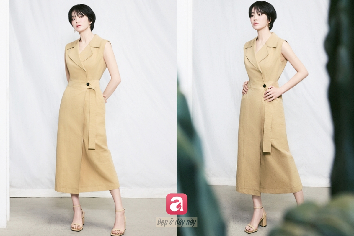 Song Hye Kyo vừa cắt kiểu t&oacute;c n&agrave;y v&agrave; lập tức trở th&agrave;nh h&igrave;nh mẫu của phụ nữ ngo&agrave;i 40 - Ảnh 8.