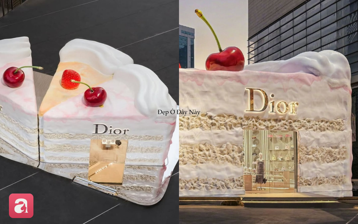 Cửa h&agrave;ng b&aacute;nh ngọt đẹp như truyện cổ t&iacute;ch của Dior khiến d&acirc;n t&igrave;nh 