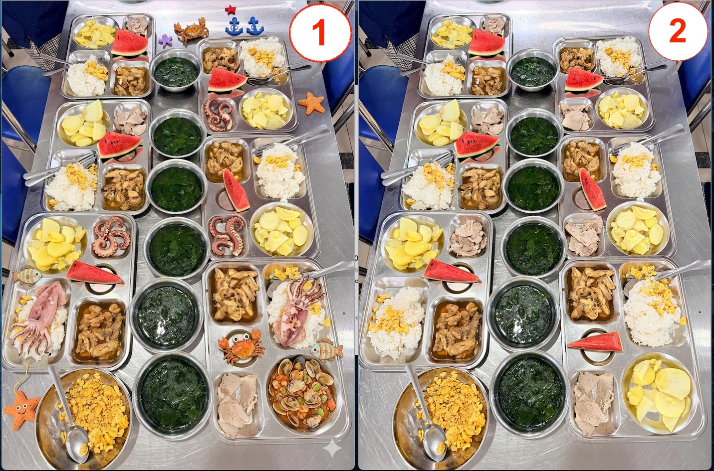 Bữa ăn trưa trường học ở H&agrave; Nội: Chi tiết g&acirc;y hoang mang v&agrave; sự thật th&uacute; vị - Ảnh 1.