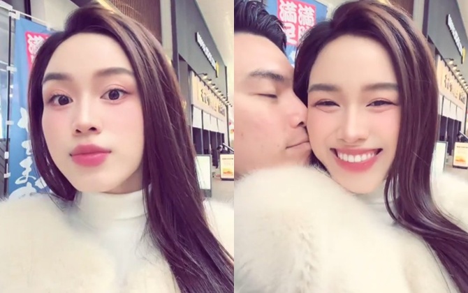 Đỗ Thị H&agrave; v&agrave; Nguyễn Viết Vương: Tuần trăng mật l&atilde;ng mạn ở Nhật Bản - Ảnh 1.