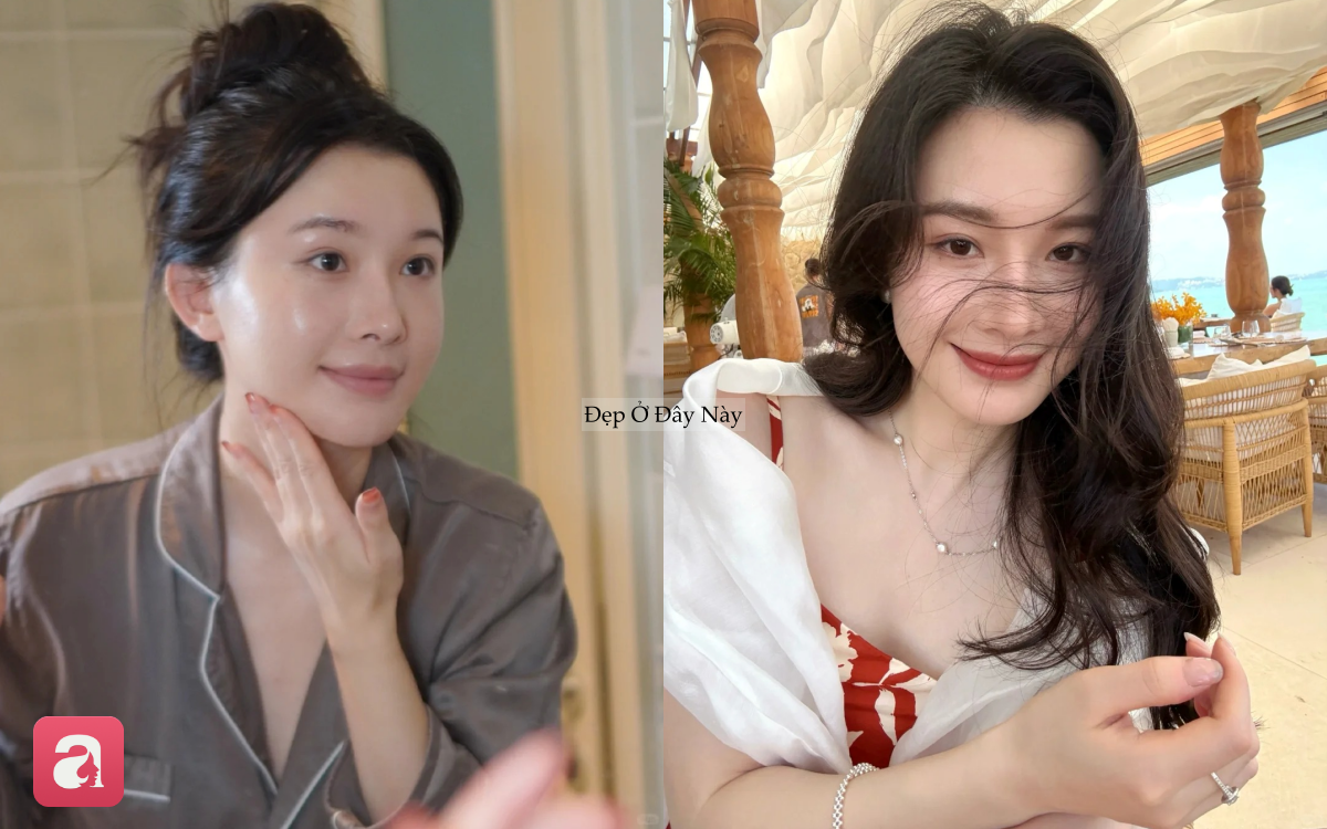 Ph&uacute; b&agrave; 40 tuổi chia sẻ b&iacute; quyết dưỡng da 