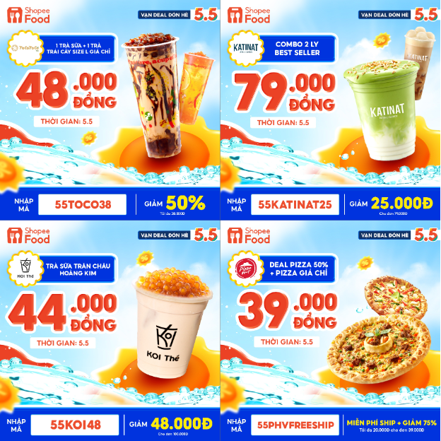 ShopeeFood 5.5 vạn deal mu&ocirc;n vị đổ bộ, đ&oacute;n h&egrave; no n&ecirc; qu&ecirc;n lối về - Ảnh 3.