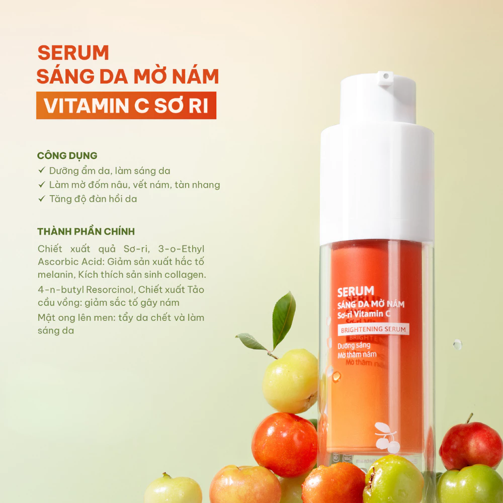 1 th&aacute;ng d&ugrave;ng serum vitamin C, l&agrave;n da của n&agrave;ng blogger như 