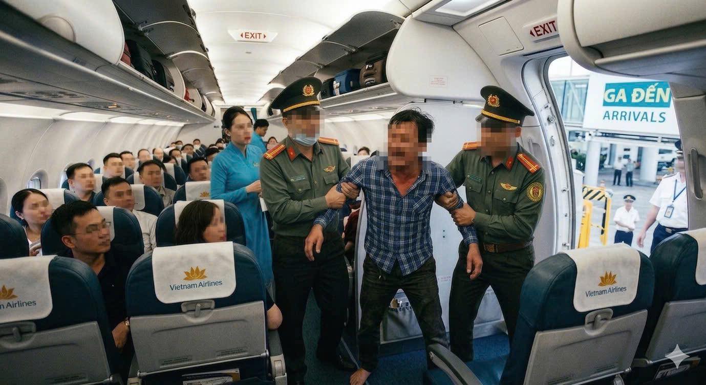 H&agrave;nh kh&aacute;ch bị y&ecirc;u cầu rời khỏi m&aacute;y bay v&igrave; say rượu v&agrave; phạt 8 , 5 triệu đồng - Ảnh 1.