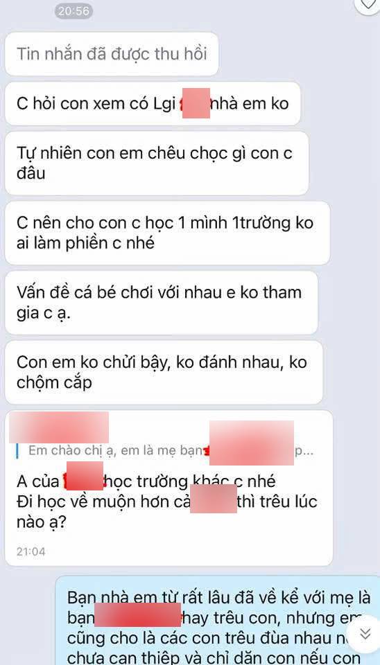 Nhắn tin cho 1 phụ huynh, b&agrave; mẹ H&agrave; Nội nhận phản hồi sốc: Chị n&ecirc;n cho con học trường ri&ecirc;ng cho khỏi bị ai l&agrave;m phiền! - Ảnh 2.
