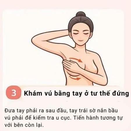 Chuyên gia Ung thư bệnh viện Bạch Mai hướng dẫn chi tiết 5 phút tự khám ngực tại nhà để phát hiện sớm ung thư vú - Ảnh 5.