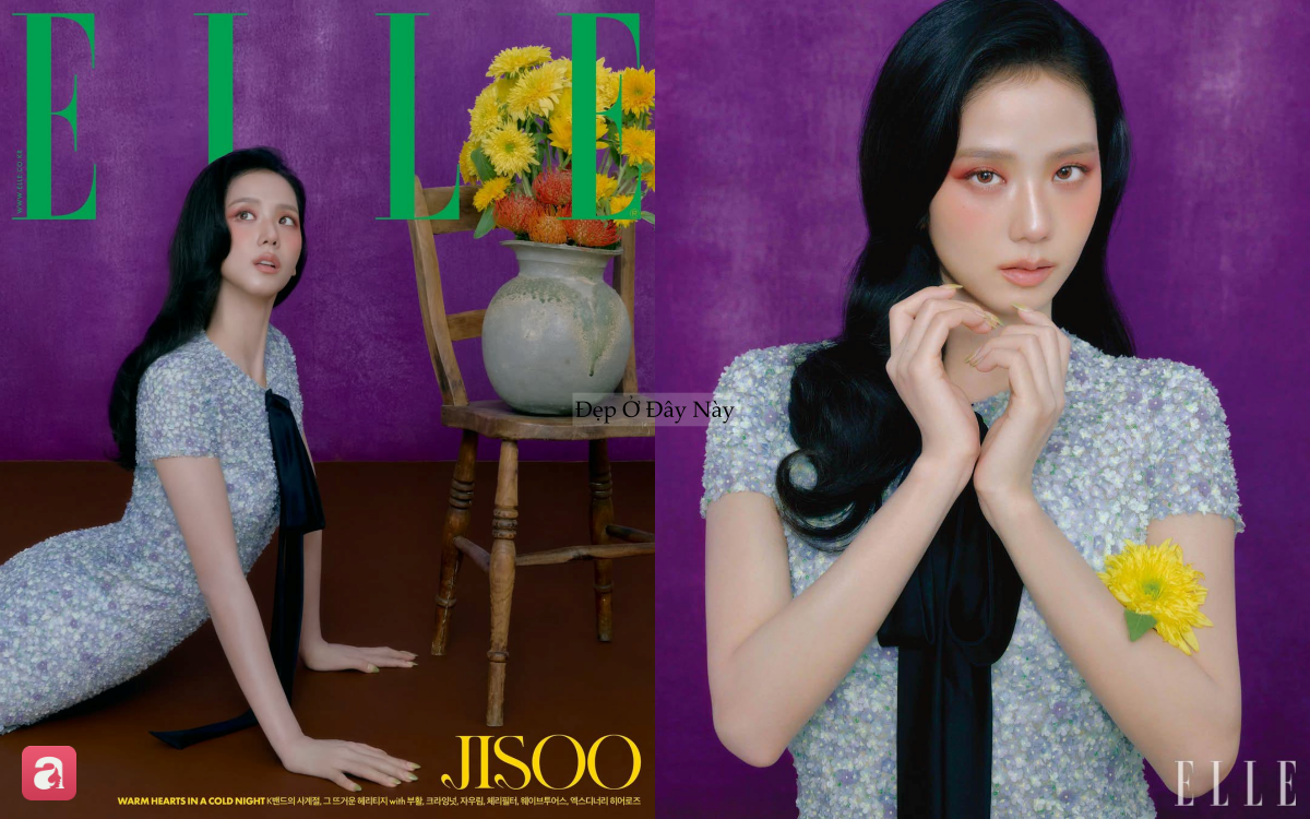Thi&ecirc;n thần nội y đụng đầm đ&iacute;nh h&agrave;ng ngh&igrave;n b&ocirc;ng hoa với Jisoo: Người ngọt ng&agrave;o như n&agrave;ng thơ, người ki&ecirc;u sa như c&ocirc;ng ch&uacute;a - Ảnh 6.