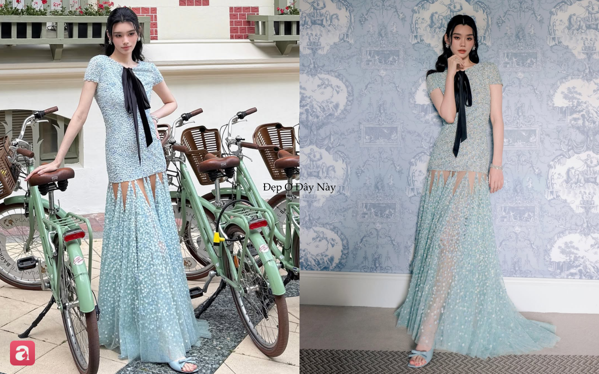 Thi&ecirc;n thần nội y đụng đầm đ&iacute;nh h&agrave;ng ngh&igrave;n b&ocirc;ng hoa với Jisoo: Người ngọt ng&agrave;o như n&agrave;ng thơ, người ki&ecirc;u sa như c&ocirc;ng ch&uacute;a - Ảnh 4.