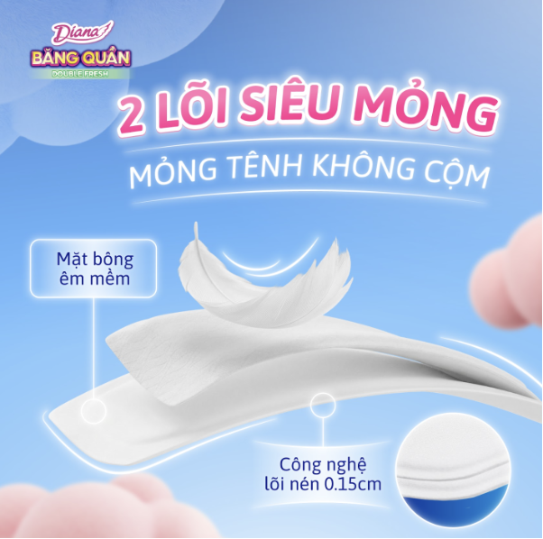 Tại sao Diana Băng Quần Double Fresh 2 l&otilde;i l&agrave; lựa chọn mẹ c&acirc;n nhắc cho con g&aacute;i? - Ảnh 3.