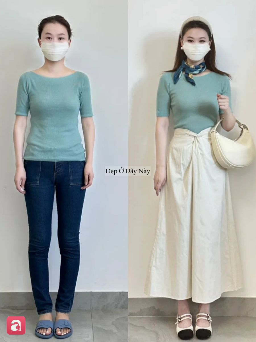 Nh&igrave;n loạt ảnh n&agrave;y mới hiểu: Phối đồ đ&uacute;ng c&aacute;ch gi&uacute;p bạn trẻ ra 5 tuổi! - Ảnh 3.