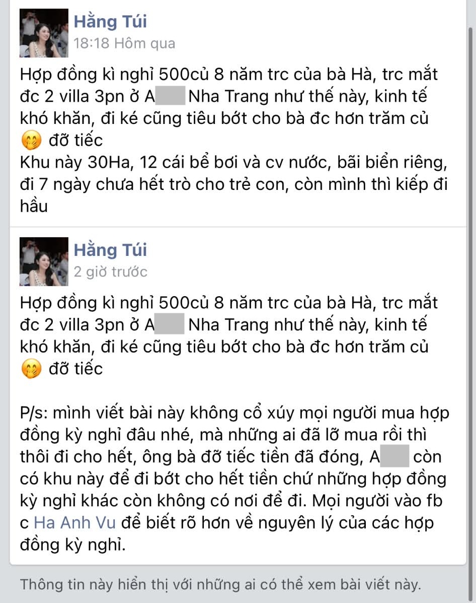 Hằng T&uacute;i v&agrave; H&agrave; Anh c&ocirc;ng khai tranh luận về hợp đồng kỳ nghỉ 2026 - Ảnh 5.