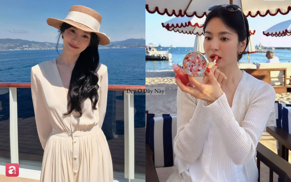 Nữ thần du lịch gọi t&ecirc;n Song Hye Kyo: Outfit đơn giản m&agrave; ảnh n&agrave;o cũng triệu like - Ảnh 1.