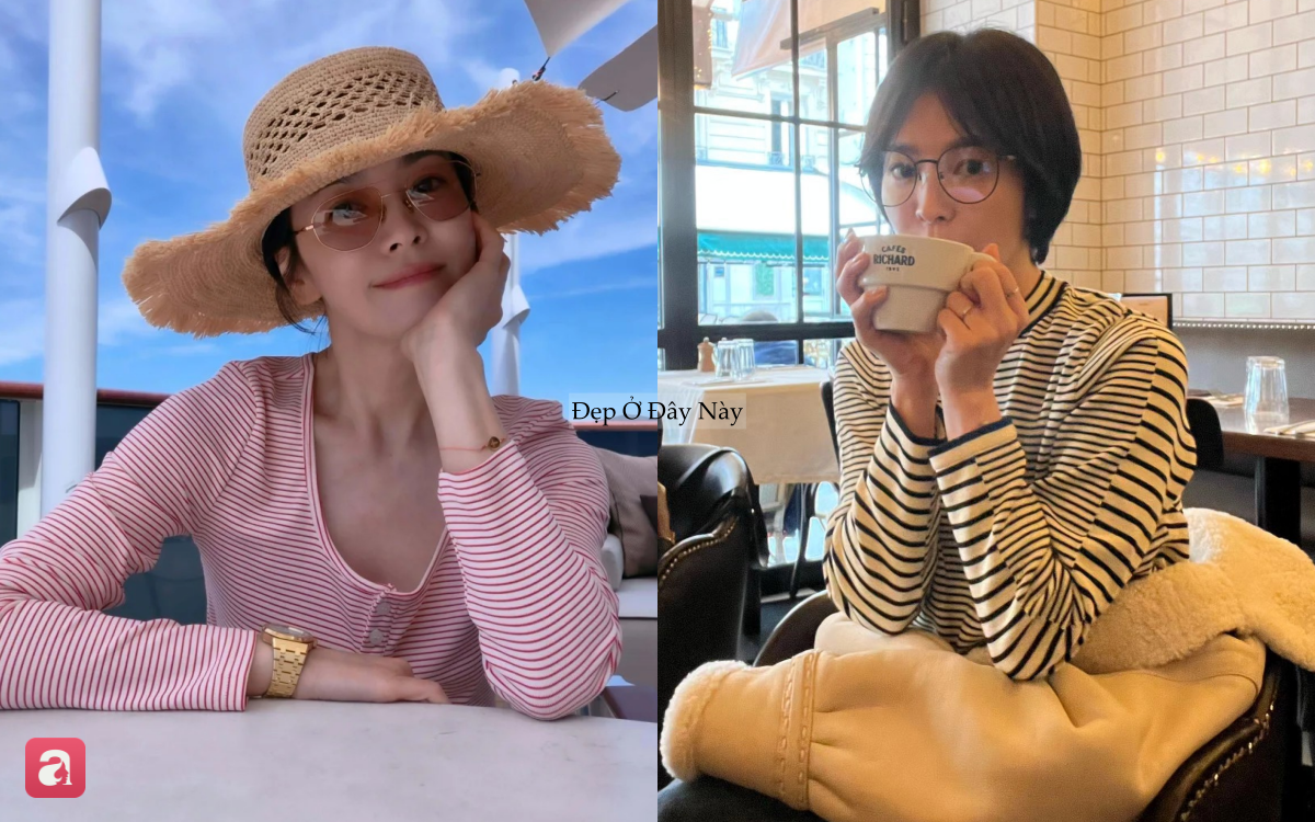 Kiểu &aacute;o hack tuổi đang được Song Hye Kyo cưng sủng, chị em U40 diện theo l&agrave; trẻ ra v&agrave;i tuổi - Ảnh 3.