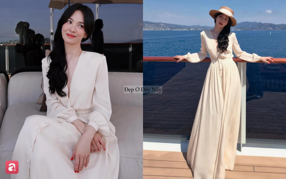 Nữ thần du lịch gọi t&ecirc;n Song Hye Kyo: Outfit đơn giản m&agrave; ảnh n&agrave;o cũng triệu like - Ảnh 2.