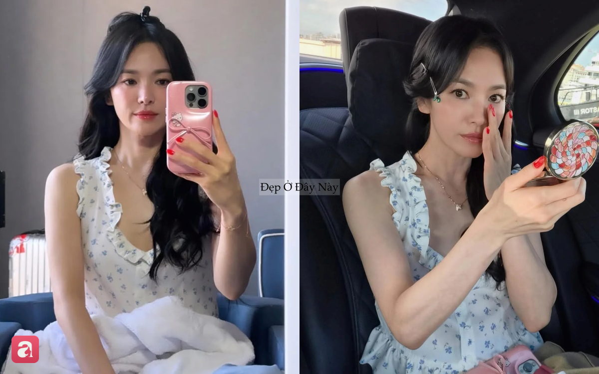 Nữ thần du lịch gọi t&ecirc;n Song Hye Kyo: Outfit đơn giản m&agrave; ảnh n&agrave;o cũng triệu like - Ảnh 4.