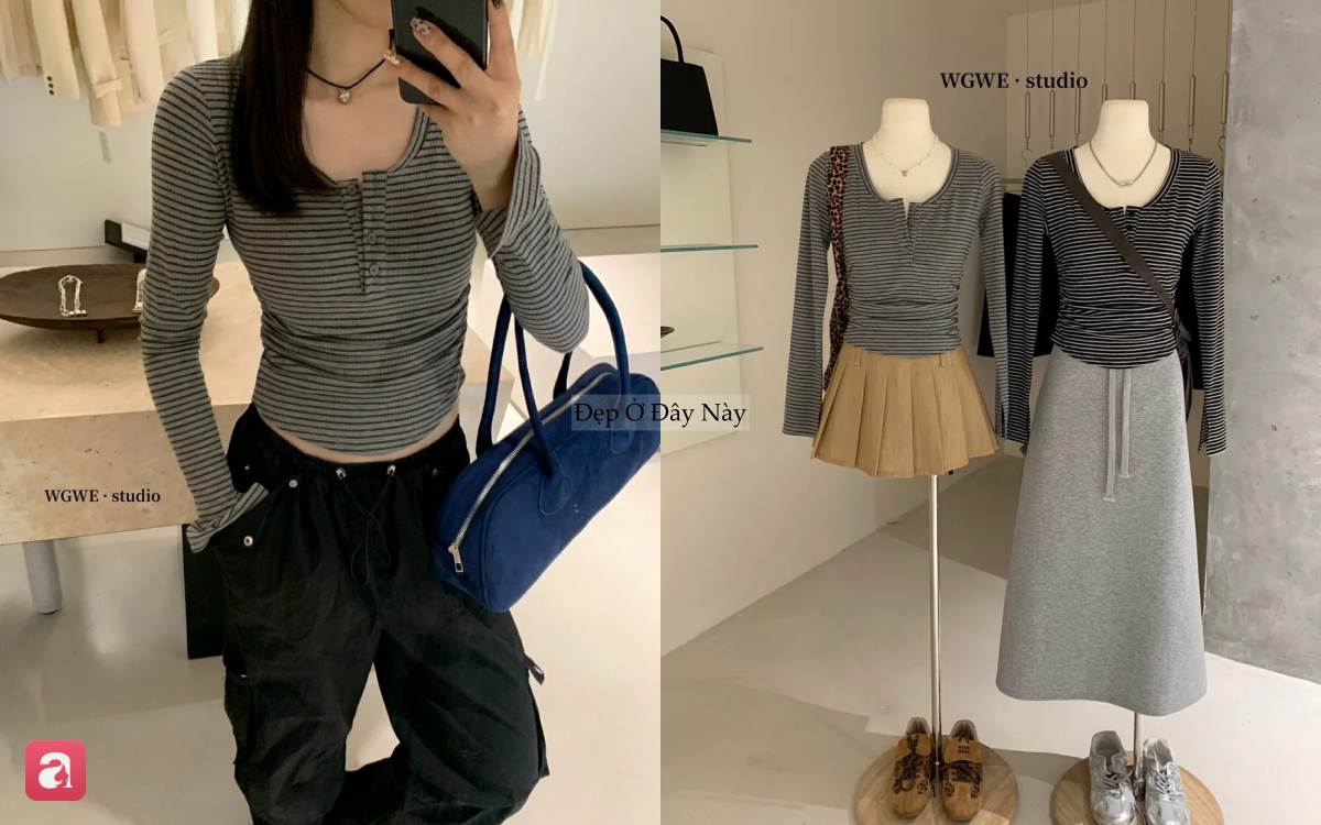 Kiểu &aacute;o hack tuổi đang được Song Hye Kyo cưng sủng, chị em U40 diện theo l&agrave; trẻ ra v&agrave;i tuổi - Ảnh 5.
