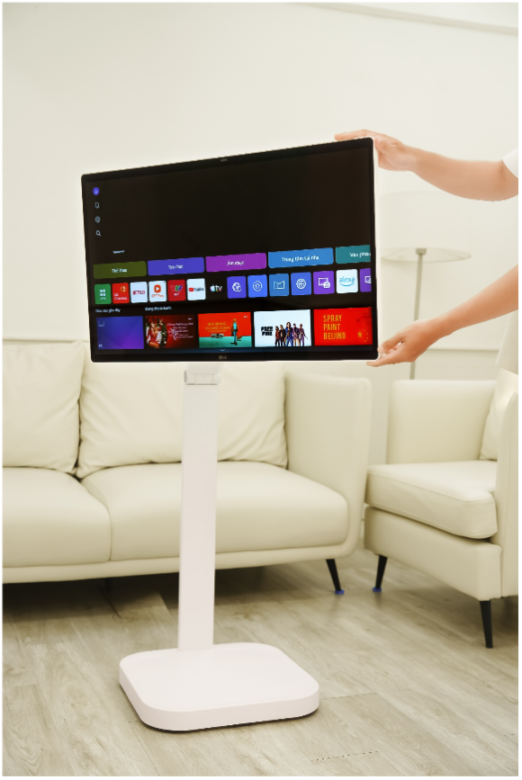 LG Smart Monitor Swing - M&agrave;n h&igrave;nh s&aacute;ng tạo gắn kết gia đ&igrave;nh trẻ - Ảnh 4.