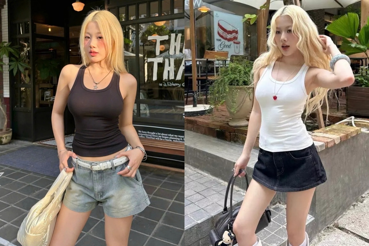 Quiet luxury m&ugrave;a h&egrave;: V&igrave; sao phụ nữ Ph&aacute;p lu&ocirc;n d&agrave;nh chỗ cho &aacute;o tank top trong tủ đồ?- Ảnh 11.