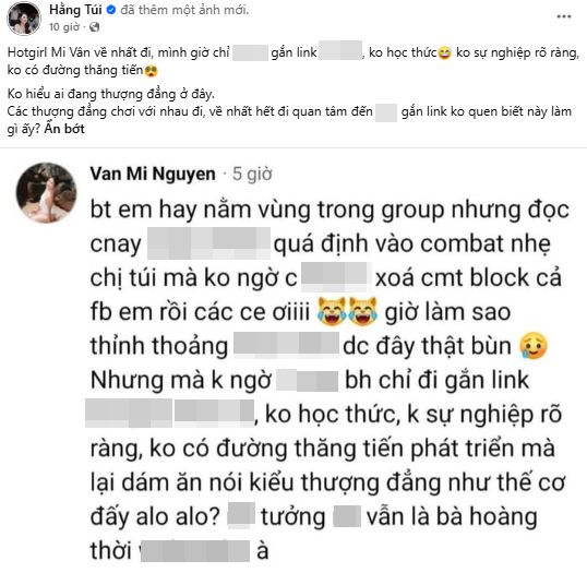 Hằng T&uacute;i v&agrave; Mi V&acirc;n đấu tố tr&ecirc;n mạng x&atilde; hội , cuộc chiến g&acirc;y ch&uacute; &yacute; năm 2026 - Ảnh 2.