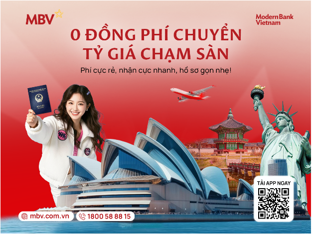 Gỡ bỏ nỗi lo ph&iacute; chuyển tiền du học: MBV hỗ trợ phụ huynh miễn 100% ph&iacute; giao dịch quốc tế - Ảnh 2.