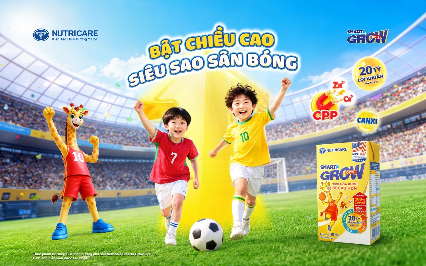 Say bye nấm l&ugrave;n &ndash; Bật chiều cao, b&eacute; l&agrave; si&ecirc;u sao với Nutricare Smarta Grow Opti - Ảnh 1.