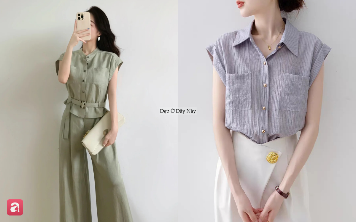 Kiểu sơ mi “quốc dân” mùa hè: Mặc lên vừa gọn dáng vừa tinh tế - Ảnh 2.