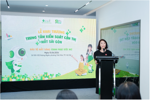 Trung t&acirc;m Kiểm so&aacute;t cận thị Mắt S&agrave;i G&ograve;n Ho&agrave;ng Ng&acirc;n khai trương, mang giải ph&aacute;p chuy&ecirc;n s&acirc;u đến trẻ em Việt Nam - Ảnh 2.