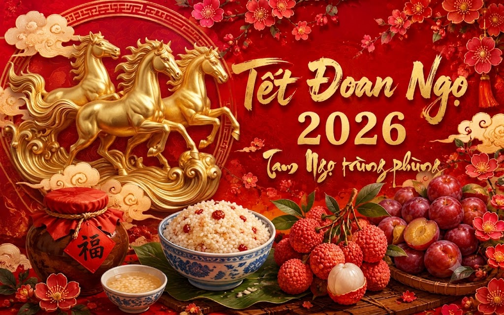 Đoan Ngọ 2026 dương kh&iacute; đạt đỉnh: Bứt ph&aacute; lễ hội truyền thống - Ảnh 1.
