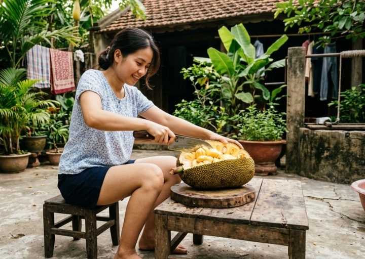 Mẹo bổ m&iacute;t kh&ocirc;ng d&iacute;nh nhựa v&agrave;o dao gi&uacute;p bạn ăn ngon hơn - Ảnh 2.