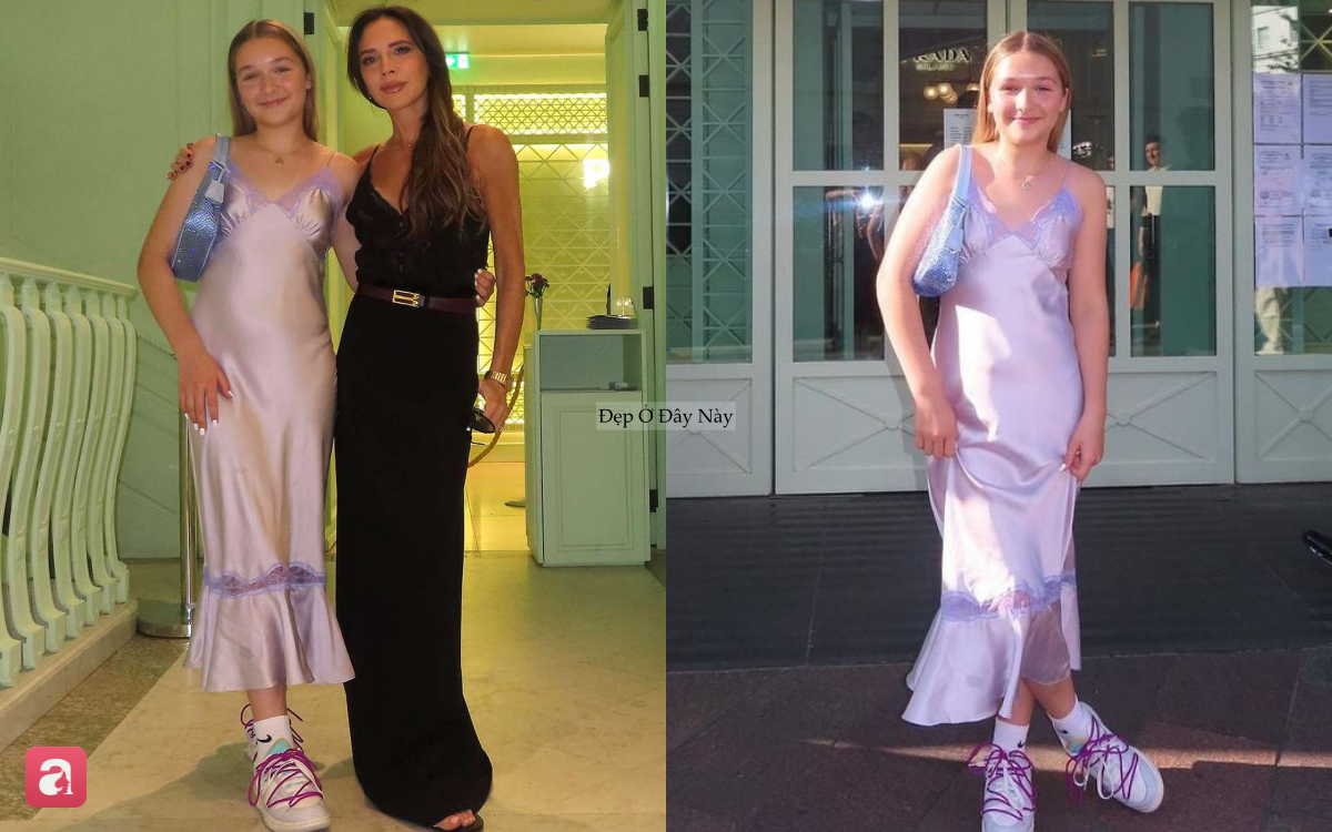 Harper Beckham diện m&atilde;i một kiểu đồ: Người khen thanh lịch vượt thời gian, người ch&ecirc; gi&agrave; trước tuổi - Ảnh 3.