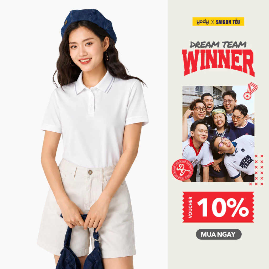 Mặc đẹp với &aacute;o polo: 9 C&aacute;ch phối đồ cho cả tuần năng động v&agrave; thanh lịch - Ảnh 12.