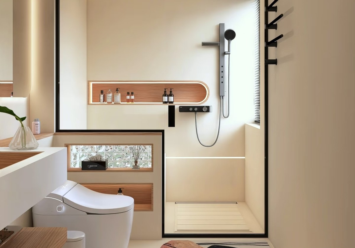 Cửa k&iacute;nh ph&ograve;ng tắm đang dần lỗi thời? 3 giải ph&aacute;p được nhiều gia chủ trẻ lựa chọn v&igrave; đẹp hơn, dễ vệ sinh hơn - Ảnh 1.