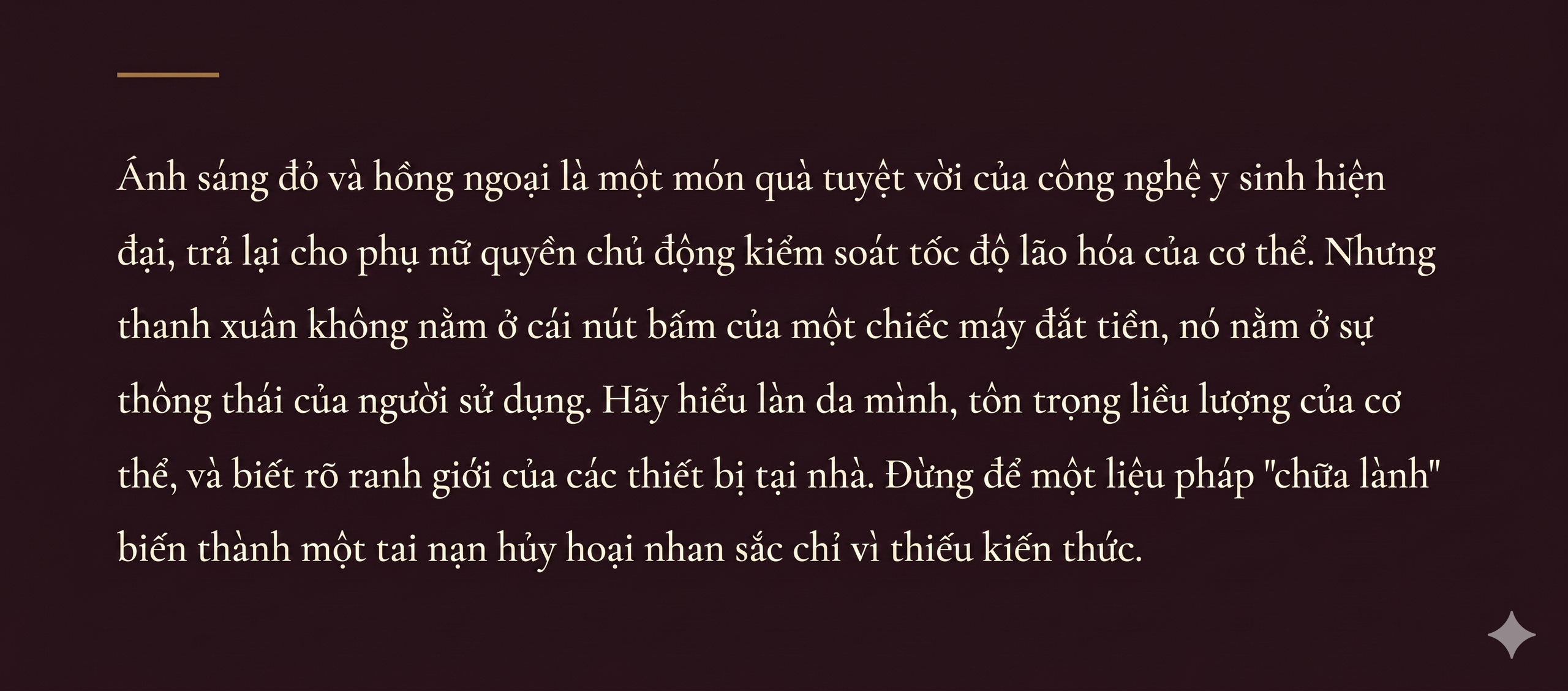 Phía sau ánh sáng đỏ - Liệu pháp trẻ hóa đang khiến phụ nữ 40+ mê mẩn: Bước tiến của y học tái tạo hay giấc mơ chống lão hóa được thổi phồng? - Ảnh 8.