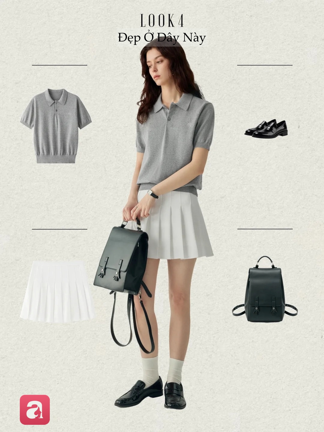 Mặc đẹp với &aacute;o polo: 9 C&aacute;ch phối đồ cho cả tuần năng động v&agrave; thanh lịch - Ảnh 5.