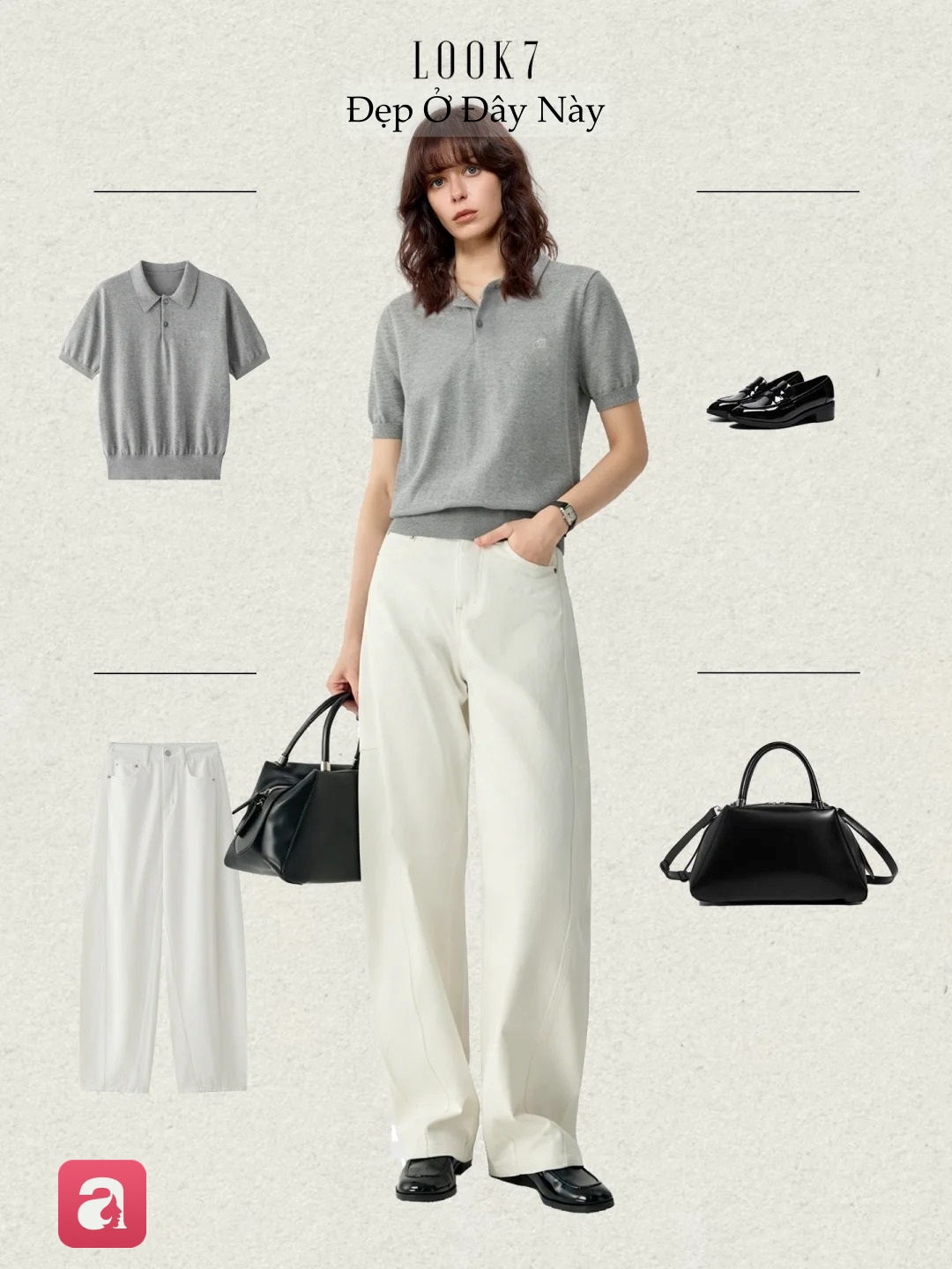 Mặc đẹp với &aacute;o polo: 9 C&aacute;ch phối đồ cho cả tuần năng động v&agrave; thanh lịch - Ảnh 8.