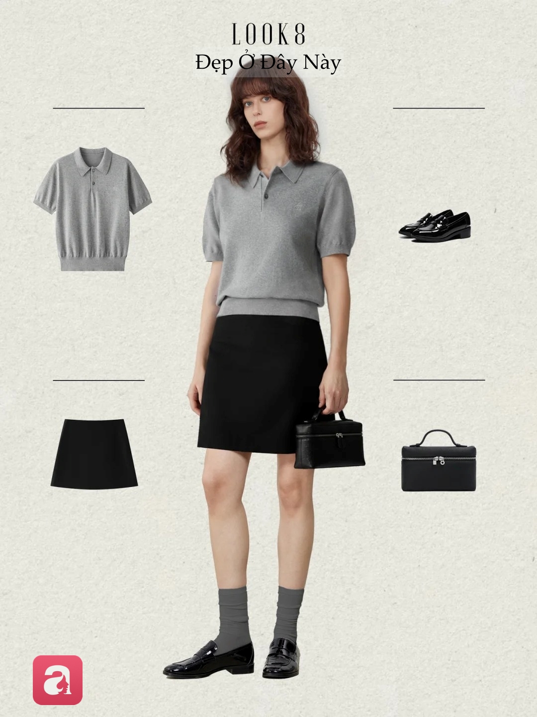 Mặc đẹp với &aacute;o polo: 9 C&aacute;ch phối đồ cho cả tuần năng động v&agrave; thanh lịch - Ảnh 9.